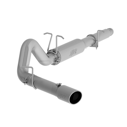MBRP | Cat Back Exhaust System 4 Inch Single Side Exit 5 Inch OD Tip Included Aluminized Steel For 99-04 Ford F-250/350 V-10  | S5206AL