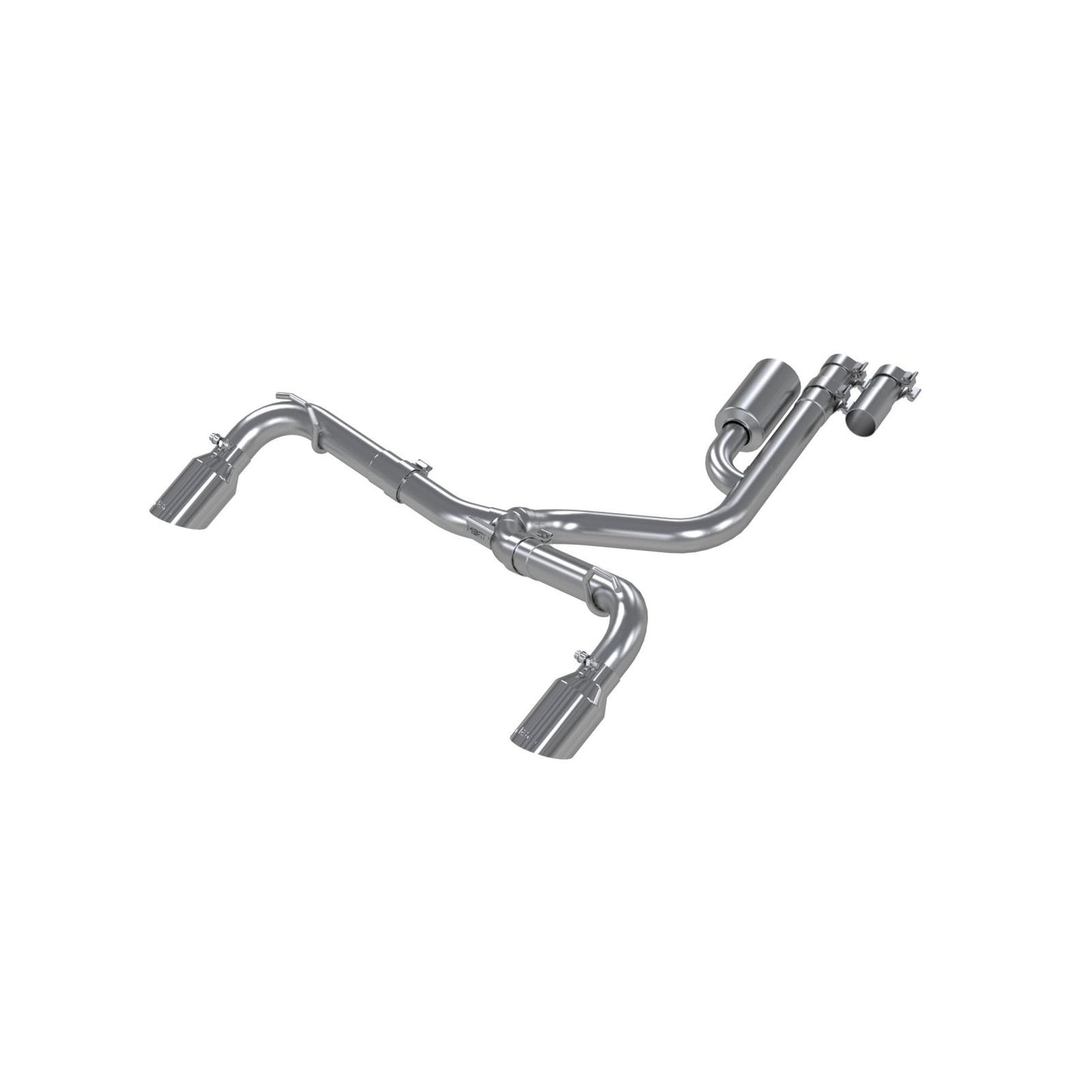 MBRP | 2021-Up Ford Bronco Sport 2.0L EcoBoost T409 Stainless Steel 2.5 Inch Resonator-Back Dual Split Rear Exit  Exhaust System | S5207409
