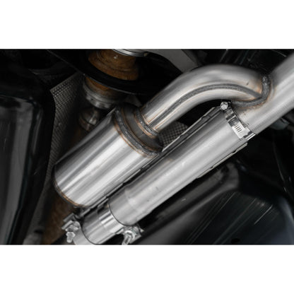 MBRP | 2021-Up Ford Bronco Sport 2.0L EcoBoost T409 Stainless Steel 2.5 Inch Resonator-Back Dual Split Rear Exit  Exhaust System | S5207409