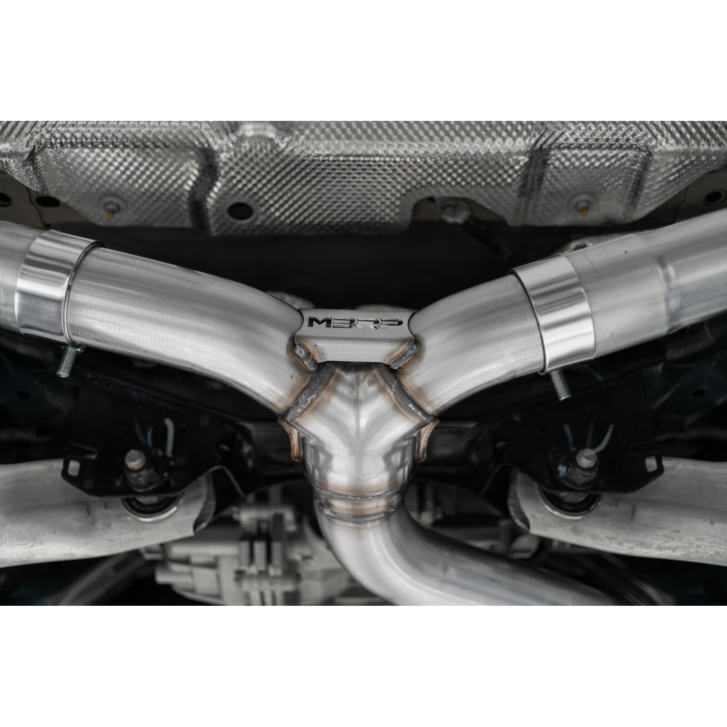 MBRP | 2021-Up Ford Bronco Sport 2.0L EcoBoost T409 Stainless Steel 2.5 Inch Resonator-Back Dual Split Rear Exit  Exhaust System | S5207409