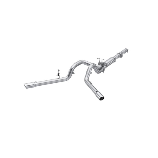 MBRP | Cat Back Exhaust System 4 Inch Dual Split Side Aluminized Steel For 99-04 Ford F-250/350 V-10  | S5208AL