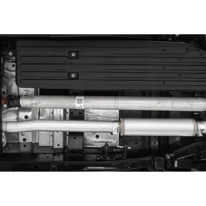 MBRP | 21-Up Ford F-150 4 Inch Cat Back Single Side Race Version 304 Stainless Steel Exhaust System  | S5209304