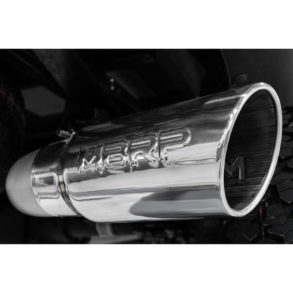 MBRP | 21-Up Ford F-150 4 Inch Cat Back Single Side Race Version 304 Stainless Steel Exhaust System  | S5209304