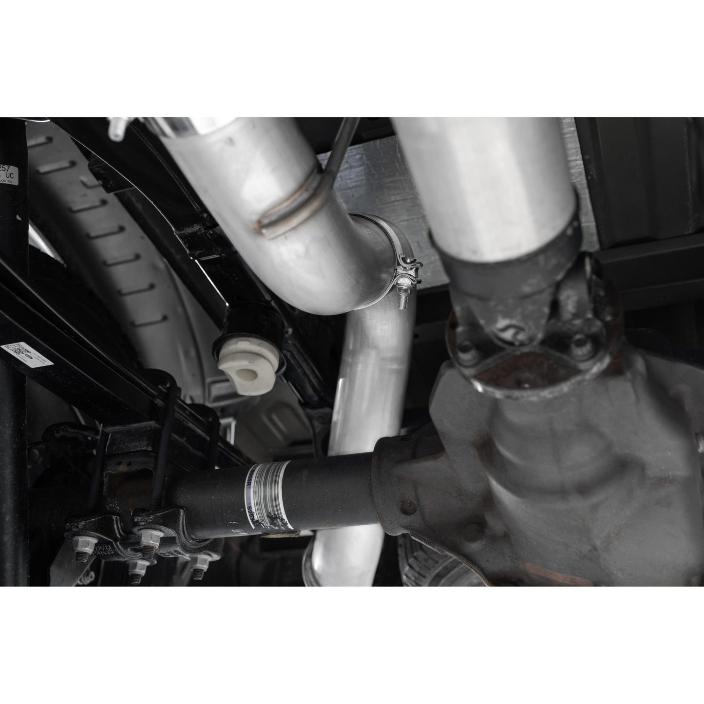 MBRP | 21-Up Ford F-150 4 Inch Cat Back Single Side Race version T409 Stainless Steel Exhaust System  | S5209409