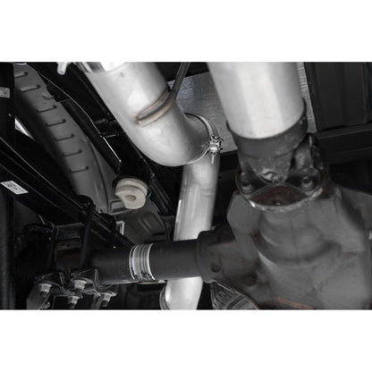 MBRP | 21-Up Ford F-150 4 Inch Cat Back Single Side Race version T409 Stainless Steel Exhaust System  | S5209409