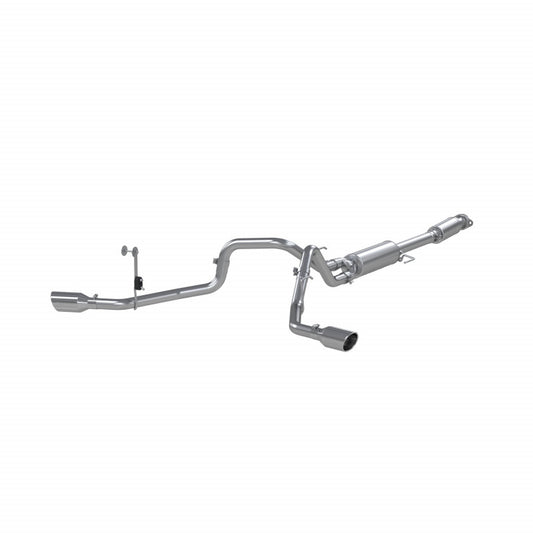 MBRP | 21-Up Ford F-150 Aluminized Steel 3 Inch Cat-Back 2.5 Inch Dual Split Side Exhaust System  | S5213AL