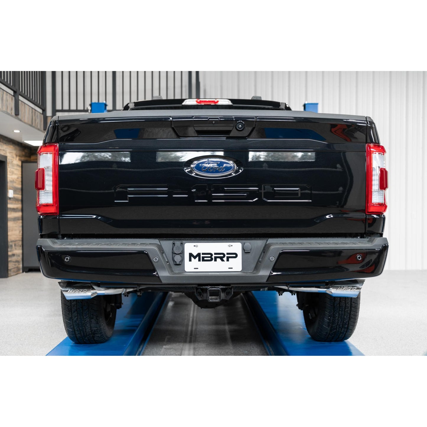 MBRP | 21-Up Ford F-150 Aluminized Steel 3 Inch Cat-Back 2.5 Inch Dual Split Side Exhaust System  | S5213AL