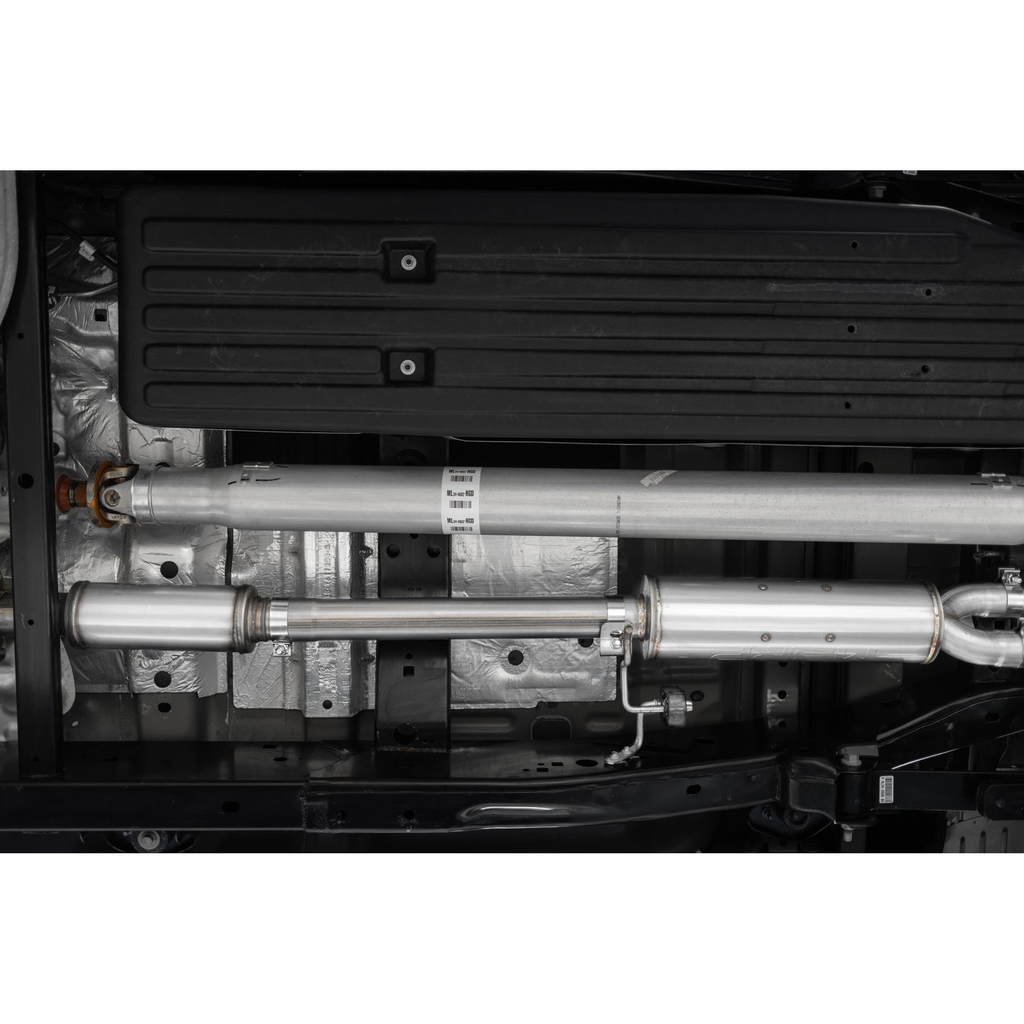 MBRP | 21-Up Ford F-150 T409 Stainless Steel 3 Inch Cat-Back 2.5 Inch Dual Split Rear Exhaust System  | S5215409