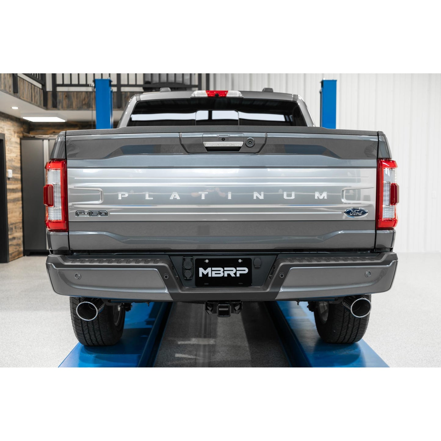 MBRP | 21-Up Ford F-150 T409 Stainless Steel 3 Inch Cat-Back 2.5 Inch Dual Split Rear Exhaust System  | S5215409