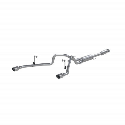 MBRP | 21-Up Ford F-150 Aluminized Steel 3 Inch Cat-Back 2.5 Inch Dual Split Rear Exhaust System  | S5215AL