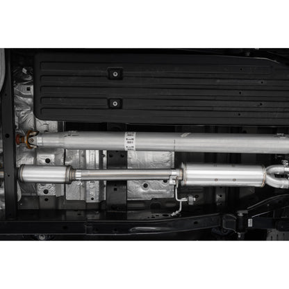 MBRP | 21-Up Ford F-150 Aluminized Steel 3 Inch Cat-Back 2.5 Inch Dual Split Rear Exhaust System  | S5215AL
