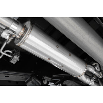 MBRP | 21-Up Ford F-150 Aluminized Steel 3 Inch Cat-Back 2.5 Inch Dual Split Rear Exhaust System  | S5215AL