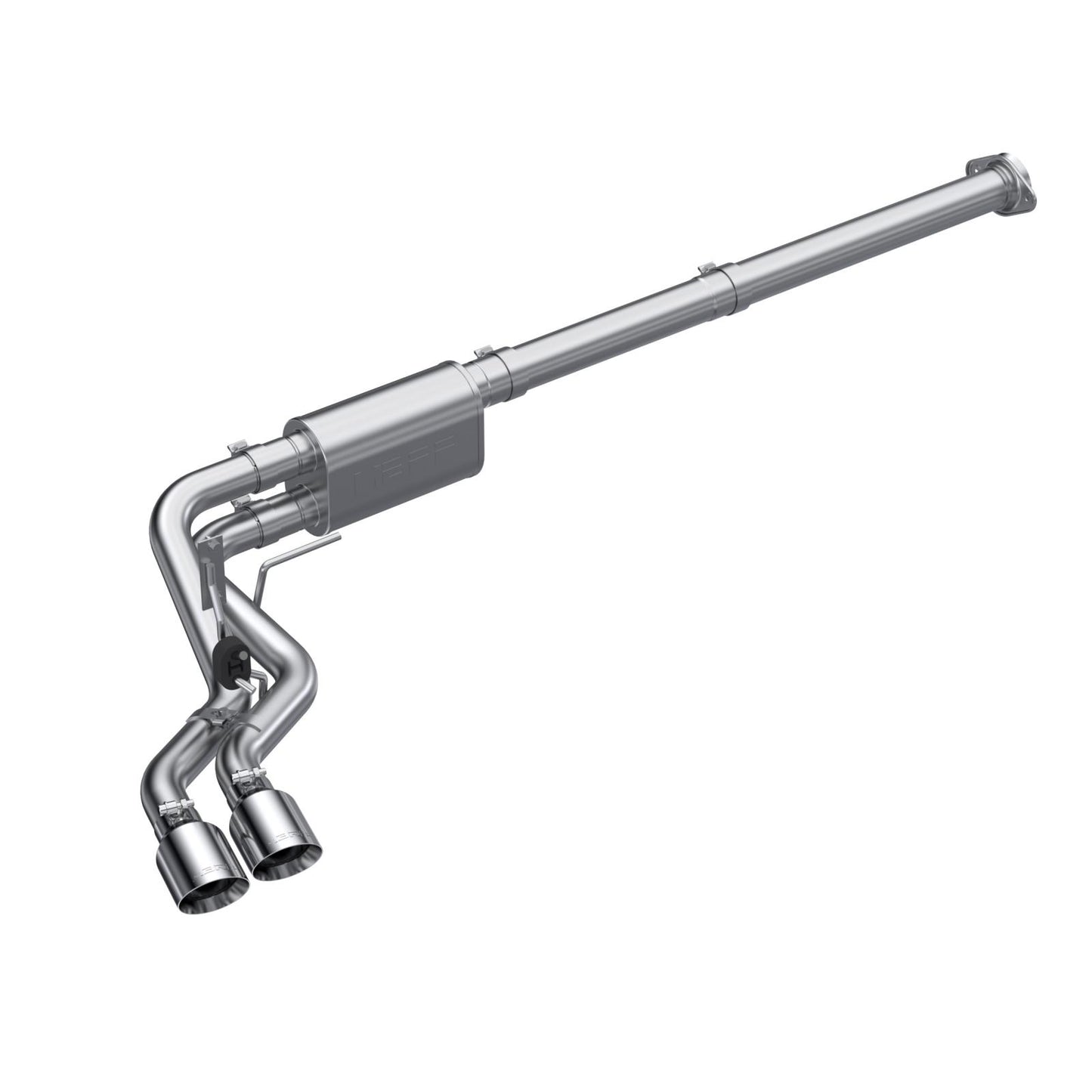 MBRP | 3 inch Cat-Back 2.5 inch Dual Pre-Axle (Race Profile) 21-Up F-150 T304 Stainless Steel  | S5217304
