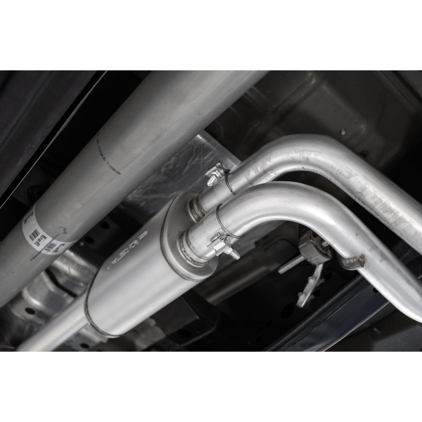 MBRP | 3 inch Cat-Back 2.5 inch Dual Pre-Axle (Race Profile) 21-Up F-150 T304 Stainless Steel  | S5217304