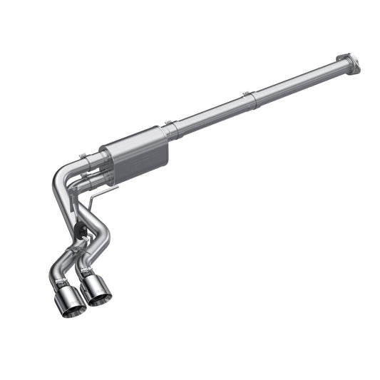 MBRP | Aluminized Steel 3 inch Cat-Back 2.5 inch Dual Pre-Axle (Race Profile) 21-Up F-150  | S5217AL