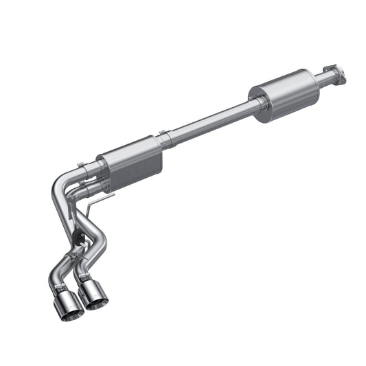 MBRP | 3 inch Cat-Back 2.5 inch Dual Pre-Axle (Street Profile) 21-Up F-150 Aluminized Steel  | S5219AL