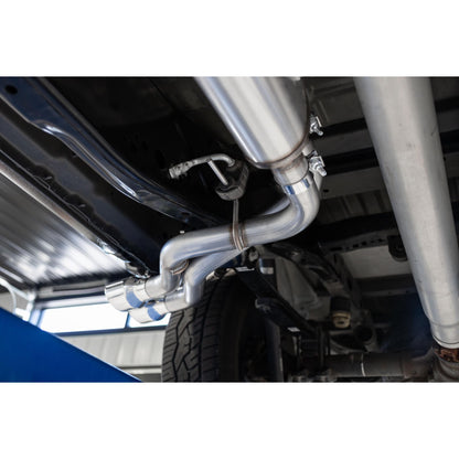 MBRP | 3 inch Cat-Back 2.5 inch Dual Pre-Axle (Street Profile) 21-Up F-150 Aluminized Steel  | S5219AL