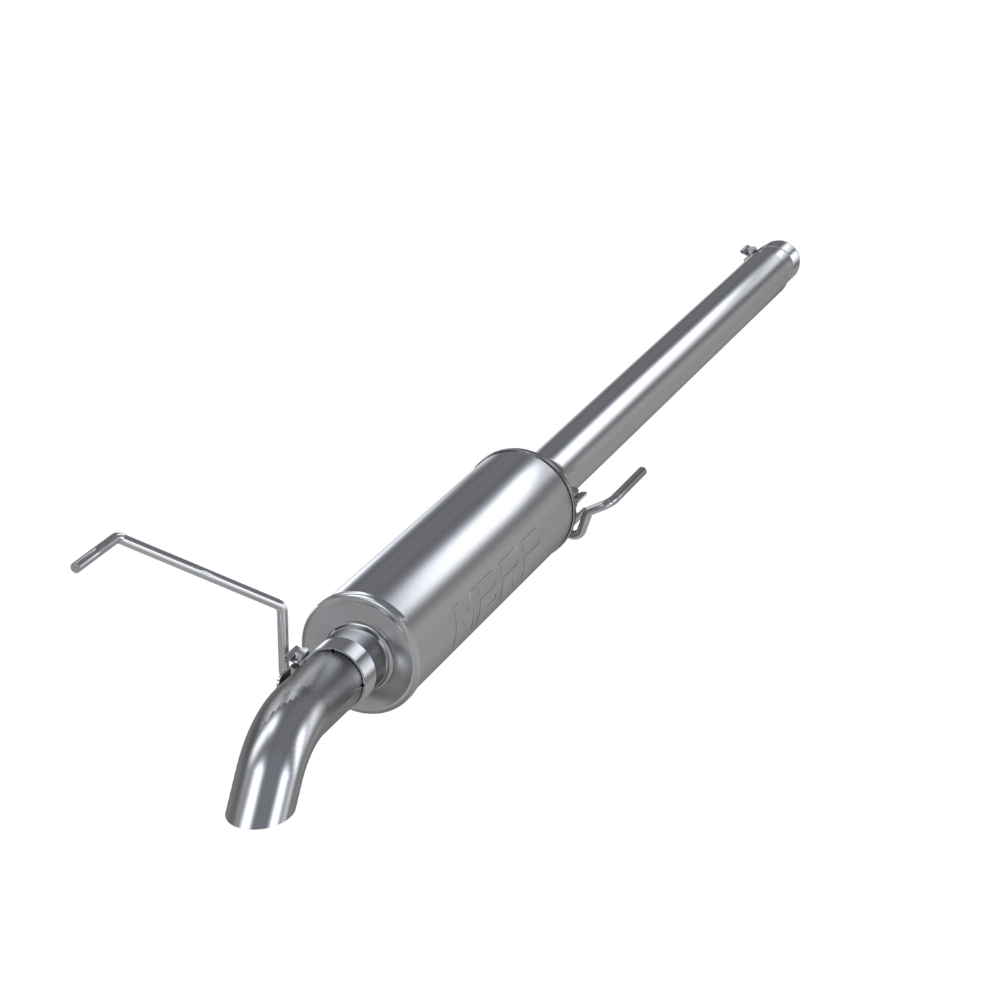 MBRP | Cat Back Exhaust System Single Turn Down Aluminized Steel For 04-08 Ford F-150 All Engines  | S5220AL