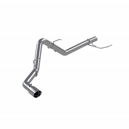 MBRP | T304 Stainless Steel 3 Inch Resonator Back Single Side Exit 2021-Up Ford F-150 PowerBoost Hybrid 3.5L  | S5221304