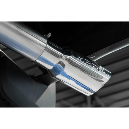 MBRP | T304 Stainless Steel 3 Inch Resonator Back Single Side Exit 2021-Up Ford F-150 PowerBoost Hybrid 3.5L  | S5221304