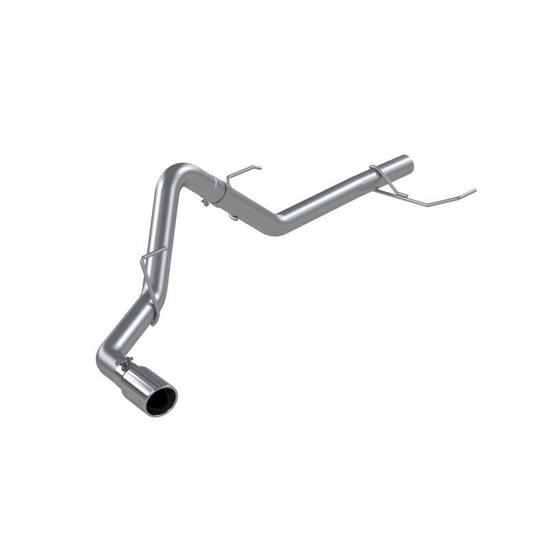 MBRP | Aluminized Steel 3 Inch Resonator Back Single Side Exit 2021-Up Ford F-150 PowerBoost Hybrid 3.5L  | S5221AL