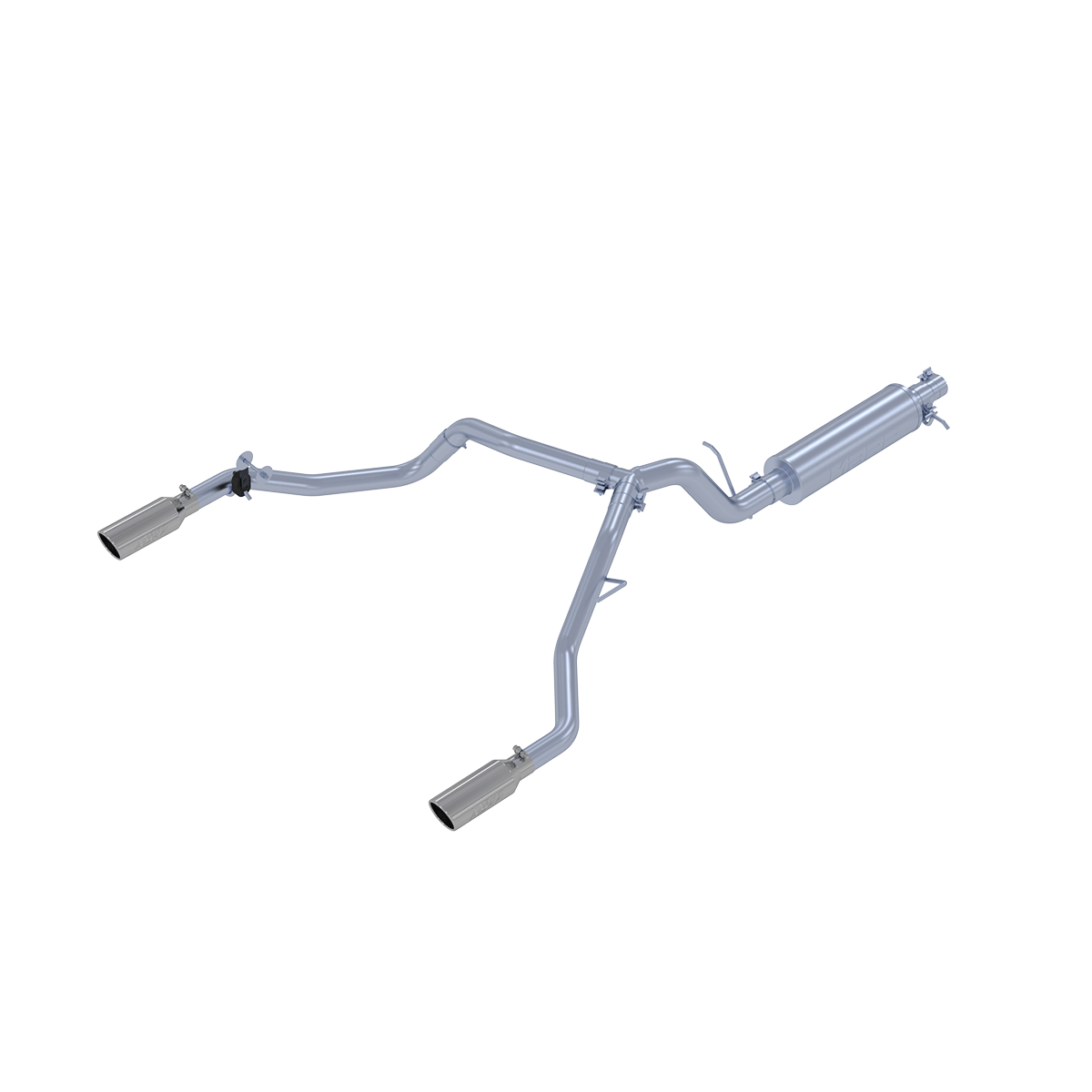 MBRP | Ford 3 Inch Cat Back Exhaust System Dual Split Rear Exit For 19-23 Ford Ranger EcoBoost 2.3L  | S5223304