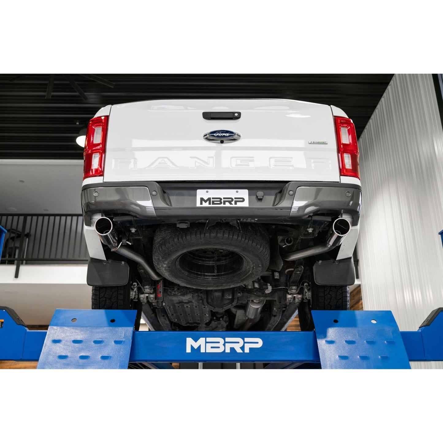 MBRP | Ford 3 Inch Cat Back Exhaust System Dual Split Rear Exit For 19-23 Ford Ranger EcoBoost 2.3L  | S5223304