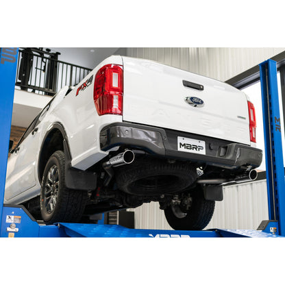 MBRP | Ford 3 Inch Cat Back Exhaust System Dual Split Rear Exit For 19-23 Ford Ranger EcoBoost 2.3L  | S5223304