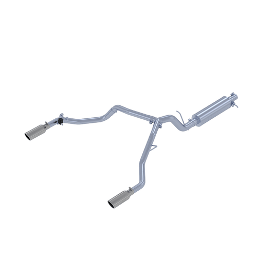 MBRP | Ford 3 Inch Cat Back Exhaust System Dual Split Rear For 19-23 Ford Ranger Ecoboost 2.3L  | S5223AL