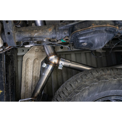 MBRP | Ford 3 Inch Cat Back Exhaust System Dual Split Rear For 19-23 Ford Ranger Ecoboost 2.3L  | S5223AL