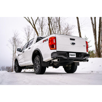 MBRP | Ford 3 Inch Cat Back Exhaust System Dual Split Rear Exit For 19-23 Ford Ranger Ecoboost 2.3L  | S5223BLK