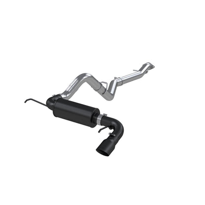 MBRP | 3 inch Cat-Back Single Rear Exit 2021-Up Ford Bronco Black Coated  | S5235BLK