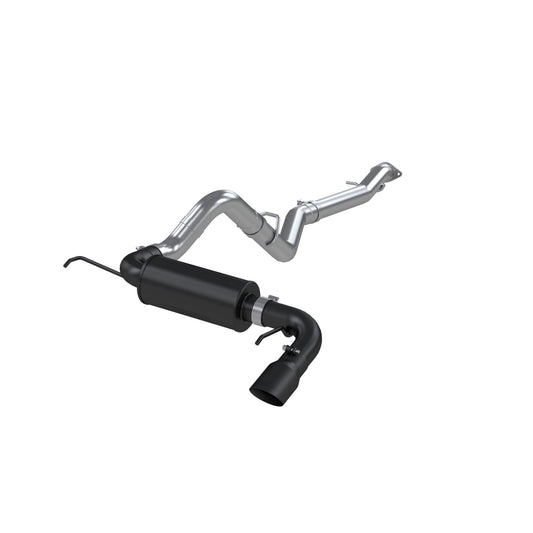 MBRP | 3 inch Cat-Back Single Rear Exit 2021-Up Ford Bronco Black Coated  | S5235BLK