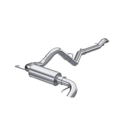 MBRP | 3 inch Cat-Back Single High Clearance Rear Exit 2021-Up Ford Bronco T304 Stainless Steel  | S5237304
