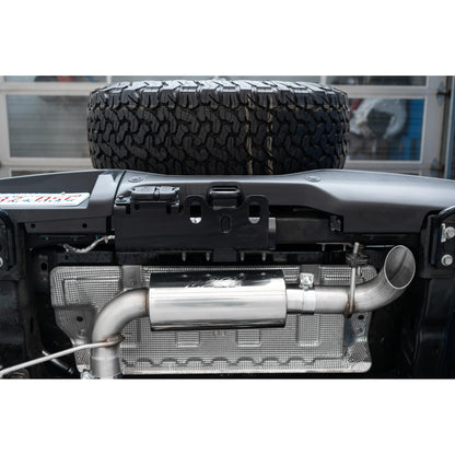 MBRP | 3 inch Cat-Back Single High Clearance Rear Exit 2021-Up Ford Bronco T304 Stainless Steel  | S5237304