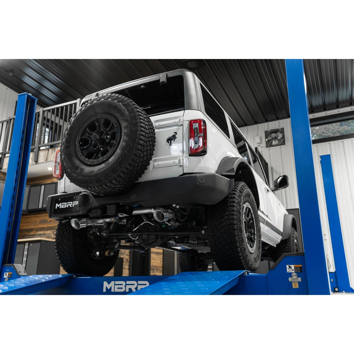 MBRP | 21-Up Ford Bronco 2.3L/2.7L EcoBoost 2/4-Door T304 Stainless Steel 3 Inch Cat-Back Dual Split Rear  | S5241304
