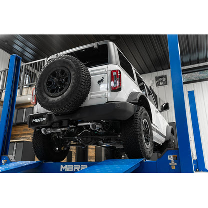 MBRP | 21-Up Ford Bronco 2.3L/2.7L EcoBoost 2/4-Door T304 Stainless Steel 3 Inch Cat-Back Dual Split Rear  | S5241304