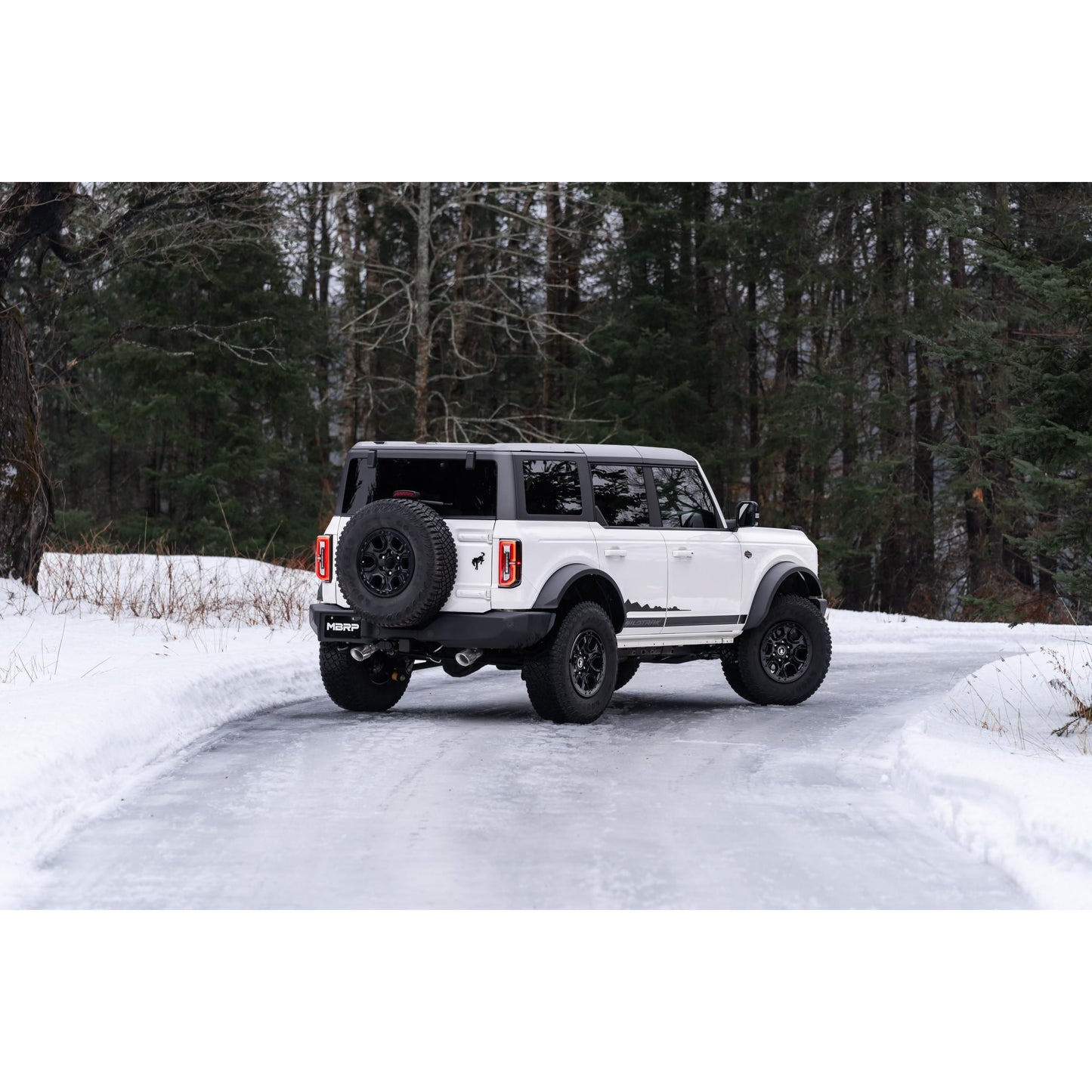 MBRP | 21-Up Ford Bronco 2.3L/2.7L EcoBoost 2/4-Door Aluminized Steel 3 Inch Cat-Back Dual Split Rear  | S5241AL