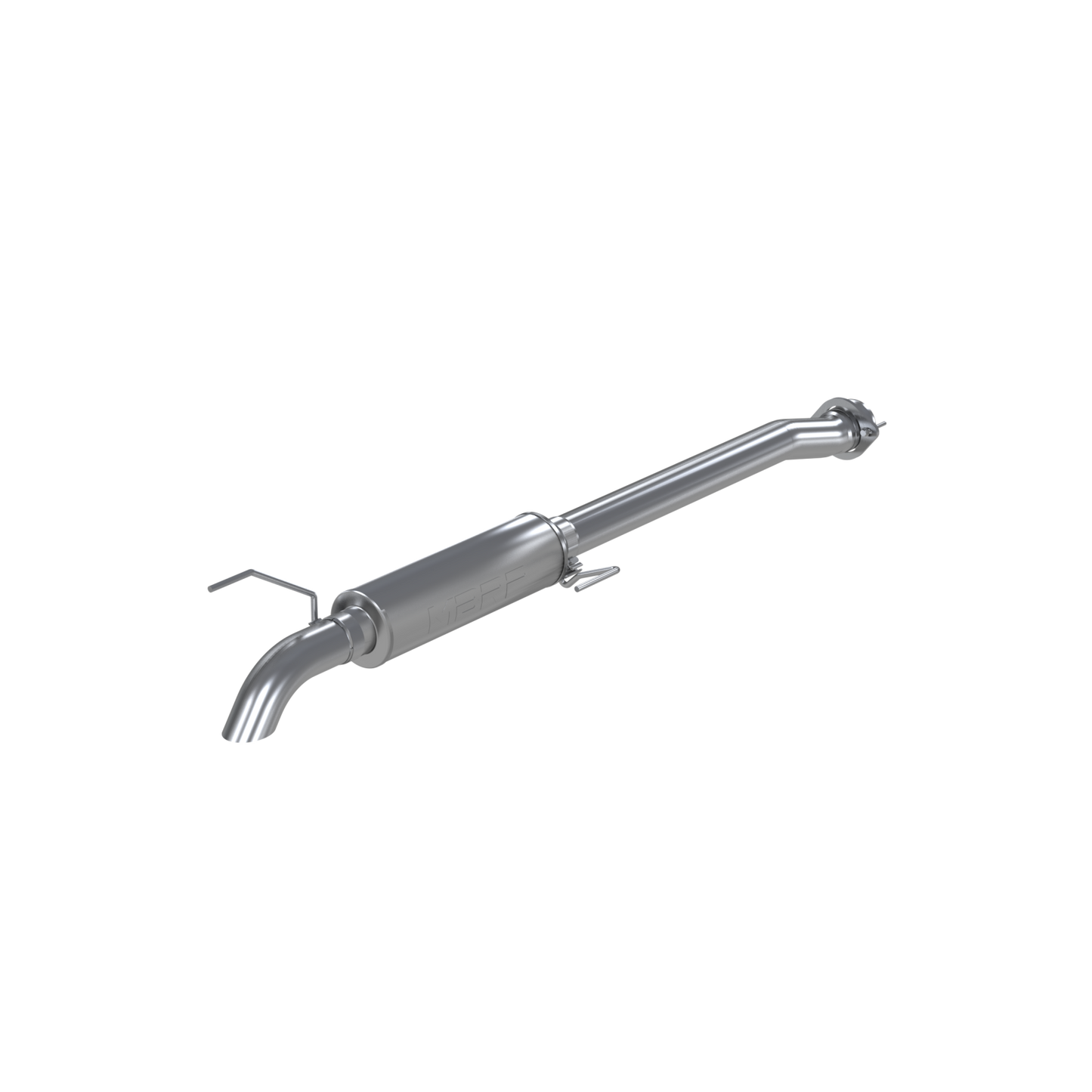 MBRP | 3 1/2 Inch Cat Back Exhaust System Single Turn Down For 11-14 Ford F-150 Raptor 6.2L Crew Cab/Short Bed Extended Cab Short Bed Aluminized Steel  | S5242AL