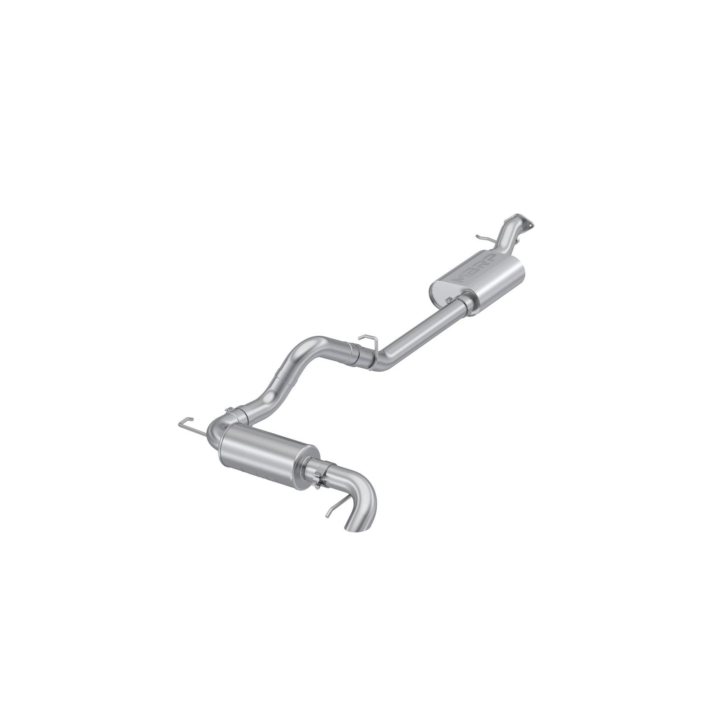 MBRP | 2021-Up Ford Bronco 2.3L/2.7L Aluminized Steel 3 Inch Cat-Back Single High Clearance Rear Exit Touring Armor Lite  | S5245AL