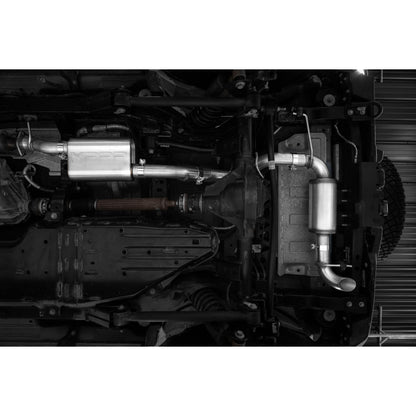MBRP | 2021-Up Ford Bronco 2.3L/2.7L Aluminized Steel 3 Inch Cat-Back Single High Clearance Rear Exit Touring Armor Lite  | S5245AL