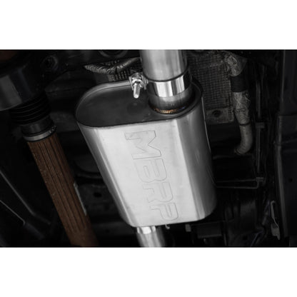 MBRP | 2021-Up Ford Bronco 2.3L/2.7L Aluminized Steel 3 Inch Cat-Back Single High Clearance Rear Exit Touring Armor Lite  | S5245AL