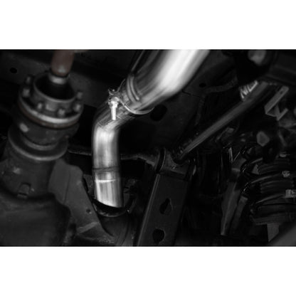 MBRP | 2021-Up Ford Bronco 2.3L/2.7L Aluminized Steel 3 Inch Cat-Back Single High Clearance Rear Exit Touring Armor Lite  | S5245AL