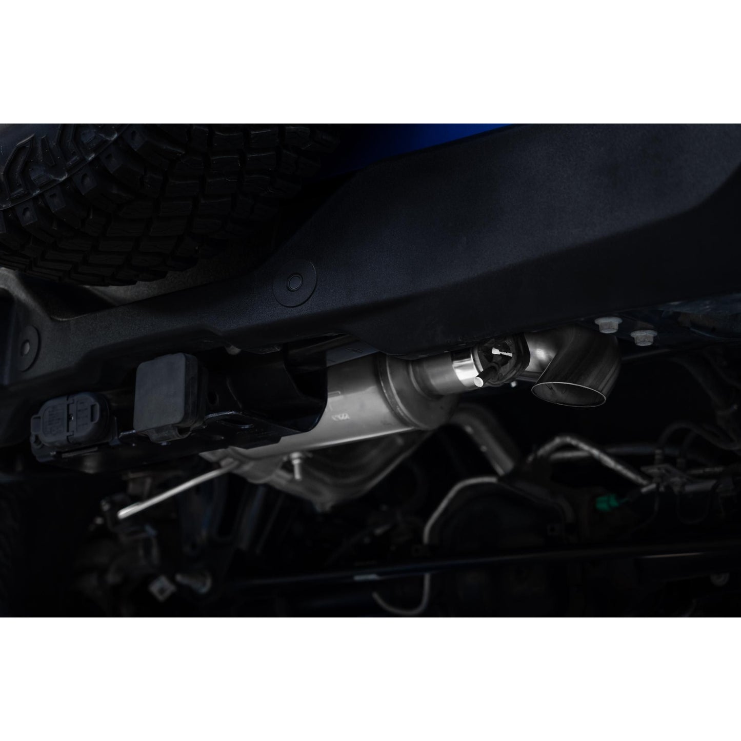 MBRP | 2021-Up Ford Bronco 2.3L/2.7L Aluminized Steel 3 Inch Cat-Back Single High Clearance Rear Exit Touring Armor Lite  | S5245AL