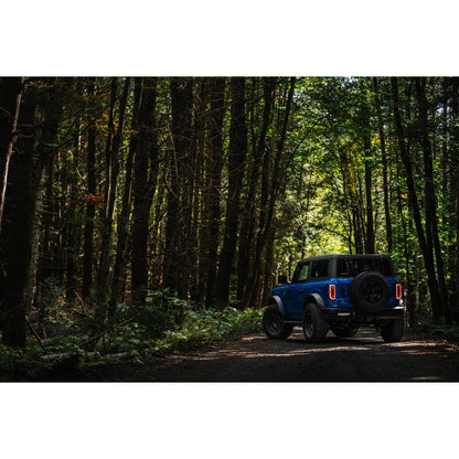 MBRP | 2021-Up Ford Bronco 2.3L/2.7L Aluminized Steel 3 Inch Cat-Back Single High Clearance Rear Exit Touring Armor Lite  | S5245AL