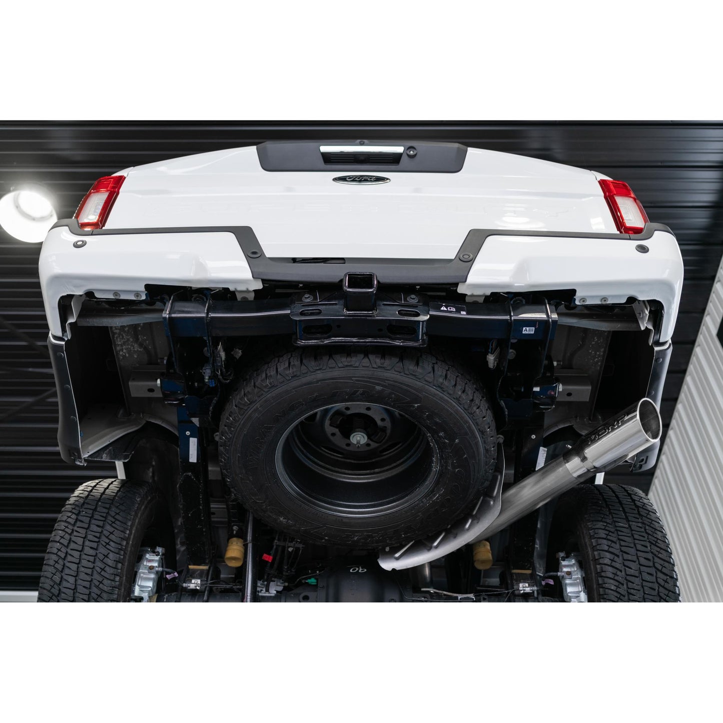 MBRP | Ford 4 Inch Exhaust Resonator Back Single Side Armor Pro For 17-Up Ford F250/F350  | S5247304