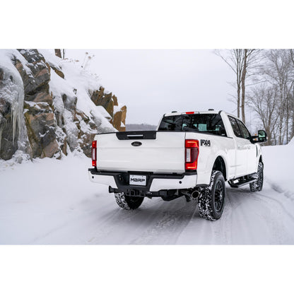 MBRP | Ford 4 Inch Exhaust Resonator Back Single Side Armor Pro For 17-Up Ford F250/F350  | S5247304