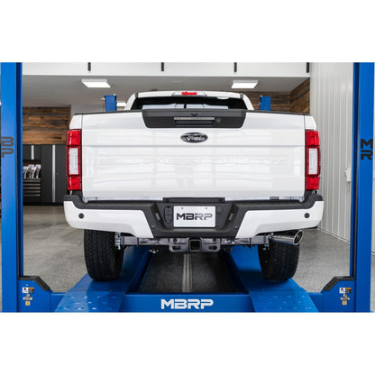 MBRP | Ford 4 Inch Exhaust Resonator Back Single Side Armor Pro For 17-Up Ford F250/F350  | S5247304