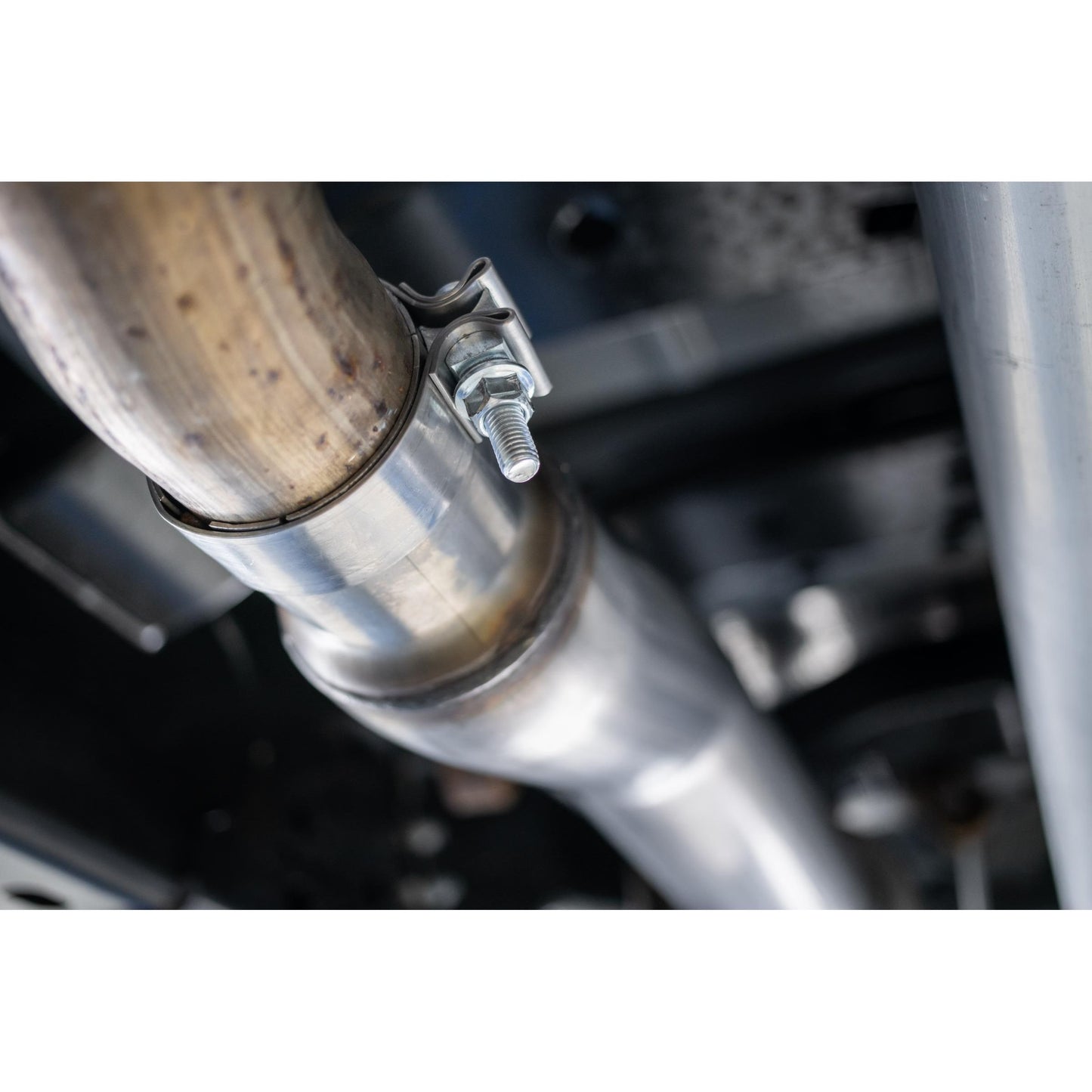 MBRP | Ford 4 Inch Exhaust Resonator Back Single Side Armor Lite For 17-Up Ford F250/F350  | S5247AL