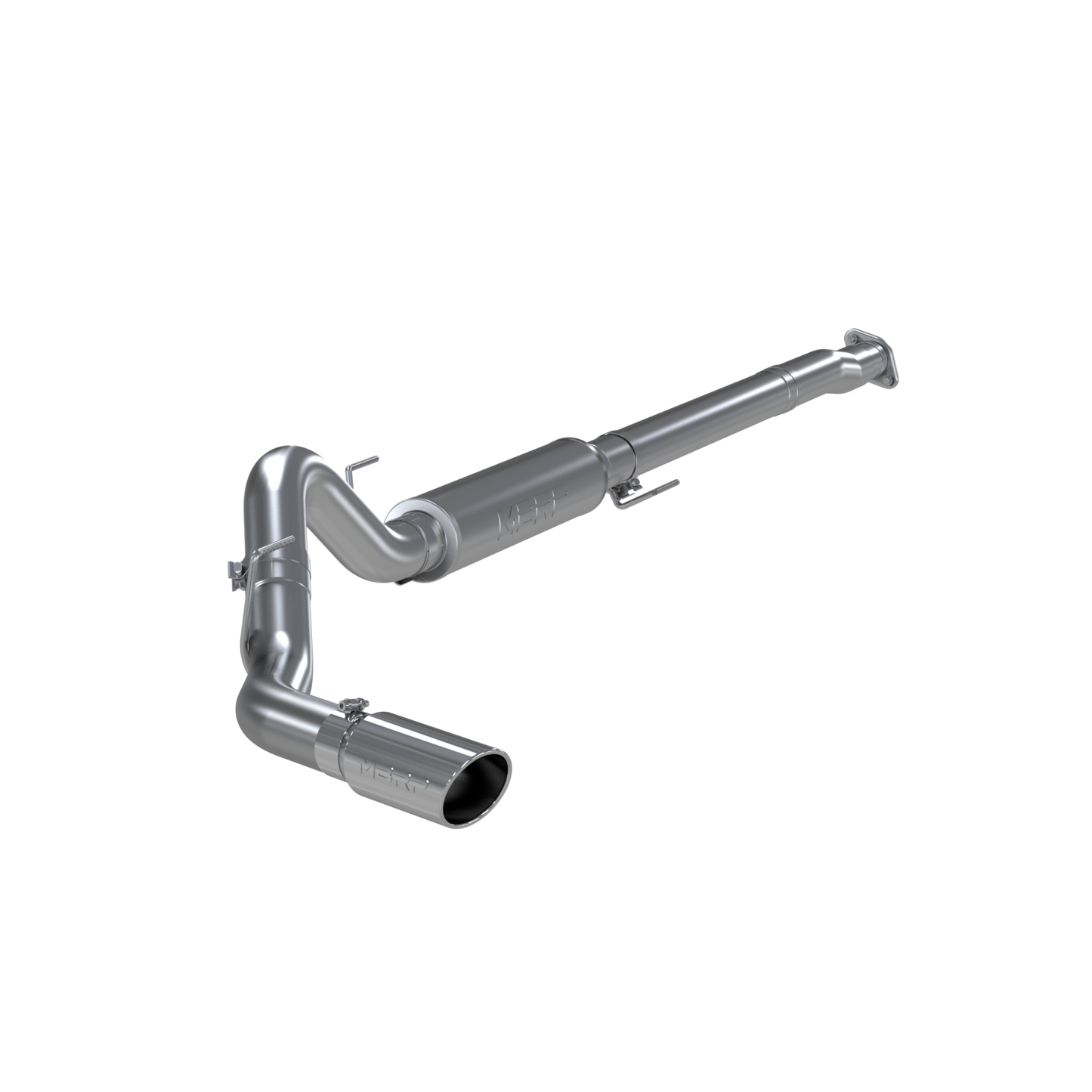 MBRP | 4 Inch Cat Back Exhaust System Single Side Exhaust T409 Stainless Steel For 11-14 Ford Ford F-150 3.5L V6 EcoBoost  | S5248409